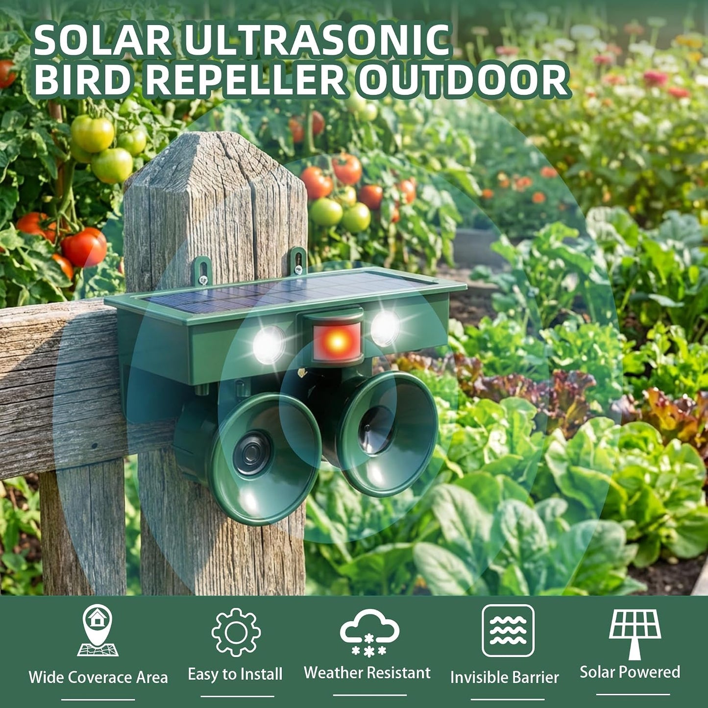 Ultrasonic Bird & Kabutar Repellent Device