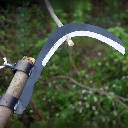 Portable Grass Sickle Cutter Head | Fits Any Stick — Cut Standing Up