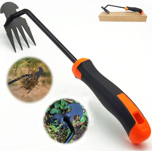 Garden Weeding Tool — 5 Steel Claws