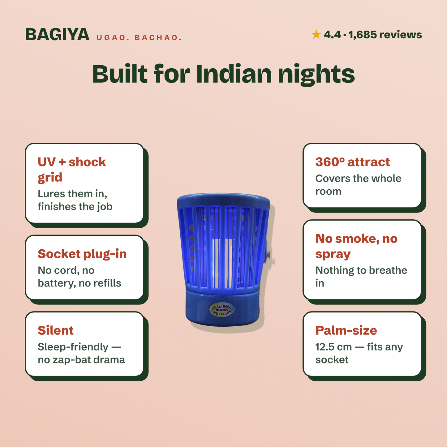 Portable Electric Bug Zapper